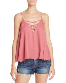 Stella Lace-Up Tank Top at Bloomingdales